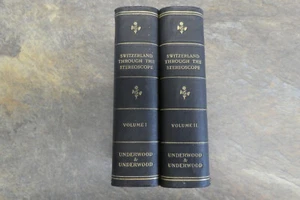 Switzerland Through The Stereoscope Volume I & II Underwood 98 Stereoview Cards - Picture 1 of 18