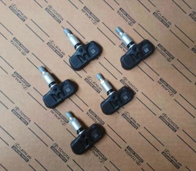5 LEXUS ES350 ES 2007 2008 2009 2010 2011 2012 Tire Sensors TPMS OEM kit valves - Image 1 of 3