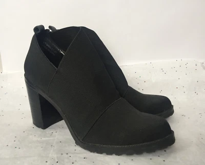 Ellen Tracy Negro Textil Elastizado Minnie Lug Suela 6.5 Grueso Moderno Comodidad Foto 1 de 4