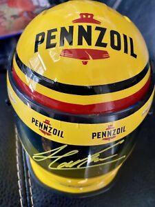 helio castroneves signed Autographed Mini Helmet Indy 500 4 X Winner No Box