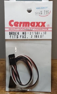 Cermaxx Products Futaba J 18" Extension Wire #2158 NIP - Image 1 of 2