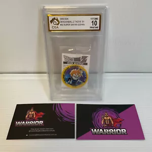 32/40 SUPER SAIYAN GOHAN CGA 10 Series 1 DBZ Dragon Ball Z SEALED tazo dizk - Picture 1 of 2