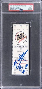Randy Johnson First No-Hitter Signed Full Ticket June 2, 1990 PSA Auto 10 - Picture 1 of 2