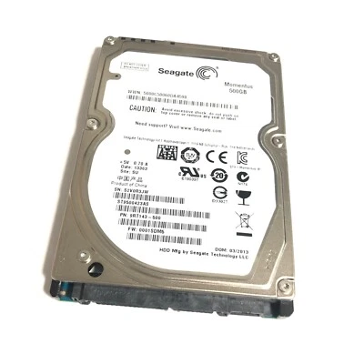 HDD 500GB 2,5" 5400 7200 RPM 16 8 MB 500 GB Seagate Samsung WD Festplatte Laptop - Bild 1 von 3
