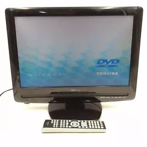 Toshiba 19" 720p HD LCD TV Black 19DV555DB With Remote - Picture 1 of 18