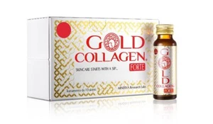 MINERVA GOLD COLLAGEN FORTE Integratore Acido Ialuronico Over 40 Drink 10x50ml - Picture 1 of 2