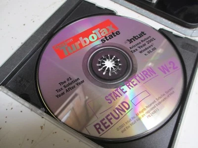 Quicken TurboTax AZ ARIZONA STATE 2001 CD for Windows Intuit Turbo Tax - Image 1 of 2