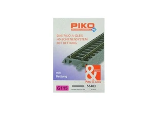Piko H0 A Gleis mit Bettung gerade kurz G 115 mm 6 x 55403 neu OVP - Bild 1 von 2
