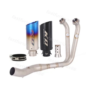 51MM System For CF-Moto 450SR-S 2023-2025 Header Exhaust Link Pipe Muffler Tips - Picture 1 of 11