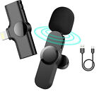 Wireless Lavalier Microphone For Phone Android iPhone ipad Vlog Live Stream Mic