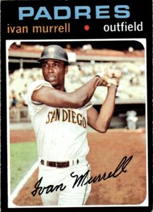 1971 Topps Baseball Ivan Murrell San Diego Padres #569 EX-MT+