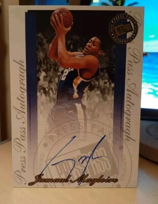 2000 Press Pass Signature Edition Auto Jamaal Magloire Rookie KENTUCKY WILDCATS - Image 1 of 2