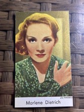 1939 De Beukelaer Gold Film Stars Marlene Dietrich NM