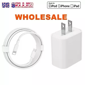 Wholesale 20W PD Fast Charger Cable For iPhone 14/13/12/11 /ProMax Charging Cord - Picture 1 of 14