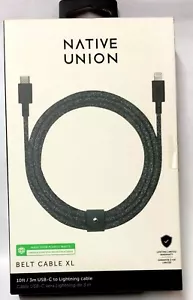 Native Union MFi Certified Lightning-to-USB-C 10' Cable for iPhone 14/13,Cosmos - Picture 1 of 2