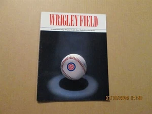 MLB Chicago Cubs Wrigley Field Vintage 1988 First Night Baseball Game Program - Picture 1 of 3