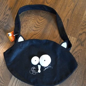 NEU Horribly Happy Halloween Trick or Treat Sack Kinder schwarze Katze Kätzchen Neu mit Etikett - Bild 1 von 6