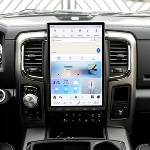 14.4" Android 13 Tesla Screen Carplay Gps Radio 8+128gb For Dodge Ram 2013-2018 - Picture 1 of 10