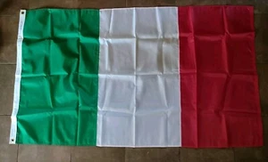 Italien Flagge NEU! Nyl-Glo 100 % Nylon 3'x5' Made in USA  - Bild 1 von 2
