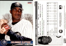 Jorge De Paula 2005 Choice Columbus Clippers #06 Card *AutographDen*
