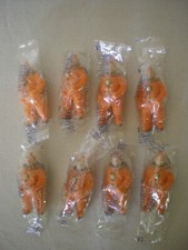 Tintin: lot of eight vintage figurines advertising lu