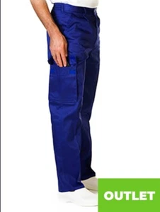 PANTALONE DA LAVORO MULTITASCHE MISTO COTONE LEGGERO COLORI BLU o GRIGIO OUTLET - Foto 1 di 10