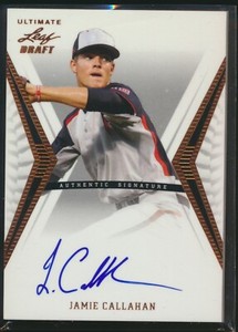 2012 Leaf Ultimate Draft Autograph Auto #BA-JC1 Jamie Callahan