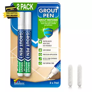 Grout Pen White Tile Grout Paint Marker: Waterproof Tile Grout Colorant and Seal - Picture 1 of 9