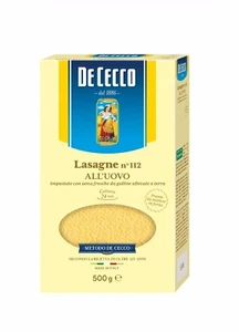 10x Pasta De Cecco 100% Italienisch Lasagne all'uovo n. 112 Nudeln mit ei 500g - Bild 1 von 1