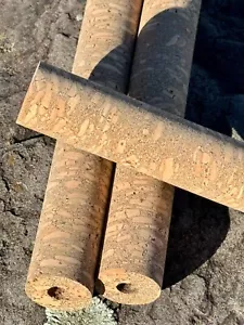 Manico in sughero, 1 burl marrone, foro 8"" X 1,20"" X 3/8 - Foto 1 di 4