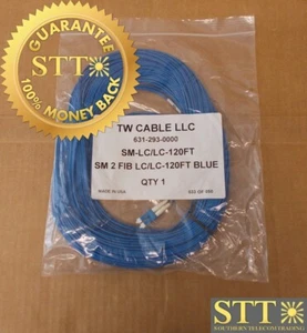 FBR-SM-2-LC/LC-120F TWCABLE SM 2 FIB LC/LC 120 FUSS BLAU NEU - Bild 1 von 2