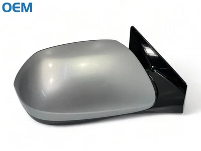 2013-2016 HYUNDAI SANTA FE ПРАВАЯ ПАССАЖИРСКАЯ СТОРОНА ВИД ДВЕРИ ЗЕРКАЛО ТЕПЛА СЕРЕБРО OEM - Изображение 1 из 4