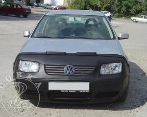 Original Car Bra for Volkswagen Jetta 1999-2004, UV-Resistant Vinyl, Black 🚗 - Picture 1 of 2