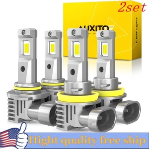 8X 9005 H11 LED Headlight Fog Light bulb Kit For Chevy Silverado 1500 2500 07-15 - Foto 1 di 12
