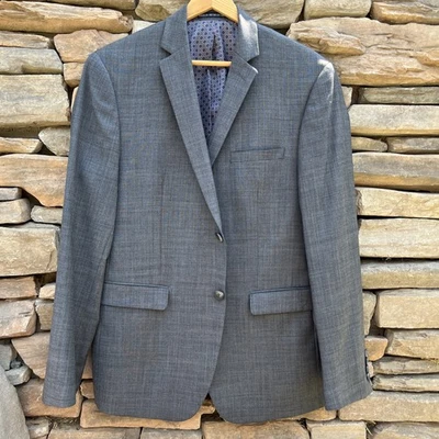 Blazer Original Penguin Para Hombres 40R Mezcla de Lana Abrigo Deportivo Chaqueta Estampado Forrado Foto 1 de 4