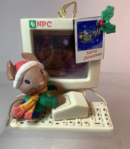 Ornamenti natalizi vintage Enesco Tesoro Yule Log-on per allegria natalizia - Foto 1 di 6