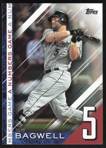 2020 Topps Update #NG-8 Jeff Bagwell A Numbers Game - Bild 1 von 2