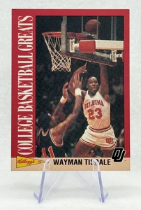 Wayman Tisdale 1992 Kellogg's Raisin Bran College Basketball Greats #3 Oklahoma - Picture 1 of 2