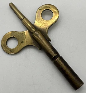 Vintage antique mantel clock brass wind up key Sessions Seth Thomas Ingraham - Picture 1 of 7
