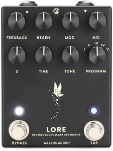 Walrus Audio Lore Reverse Soundscape Generator Pedal - Black - Picture 1 of 7
