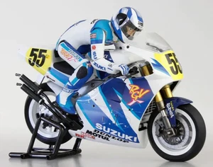Kyosho 1/8 RC BIKE SUZUKI RGV Motorcycle 1992 HOR Hang On Rider - KIT - #34935T1 - Picture 1 of 8