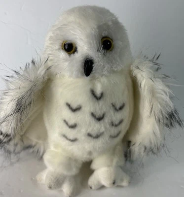 Игрушка Douglas Cuddle белая пятнистая снежная сова плюшевый снежный хедвиг сова Гарри Поттер - Изображение 1 из 4
