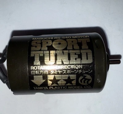 Tamiya Sport Tuned 540 Black Motor Brushed Mabuchi RS 540 Motor - Image 1 of 4