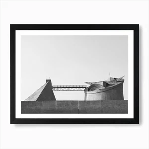Architecture Le Corbusier Parliamen Framed Wall Art Poster Canvas Print Picture - Picture 1 of 4