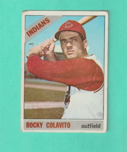 1966 Topps # 150 Rocky Colavito Cleveland Indians G - Imagen 1 de 2