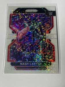 2022 Panini WWE Prizm Wrestling White Sparkle Nash Carter - Bild 1 von 1