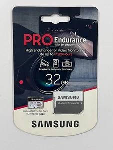 Carte mémoire microSD Samsung PRO Endurance 32 Go MB-MJ32GA/AM neuve - Photo 1 sur 3