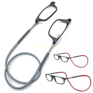 Reading Presbyopia Magnifying Eye Glasses Neck Hangs Flexible Necklace +1.0-3.5 - Picture 1 of 21