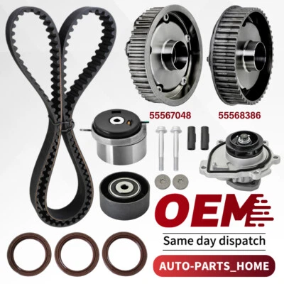 Timing Belt Kit+VVT Water Pump+Camshaft Gears for Chevy Aveo Sonic Cruze 1.6 1.8 - Image 1 of 4