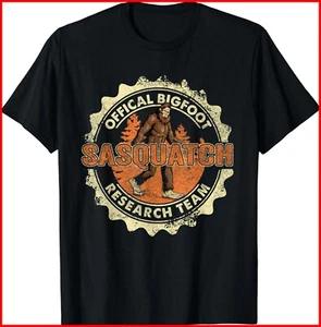 Team Retro Vintage Sasquatch Men Women Black T-Shirt S-5XL - Picture 1 of 3